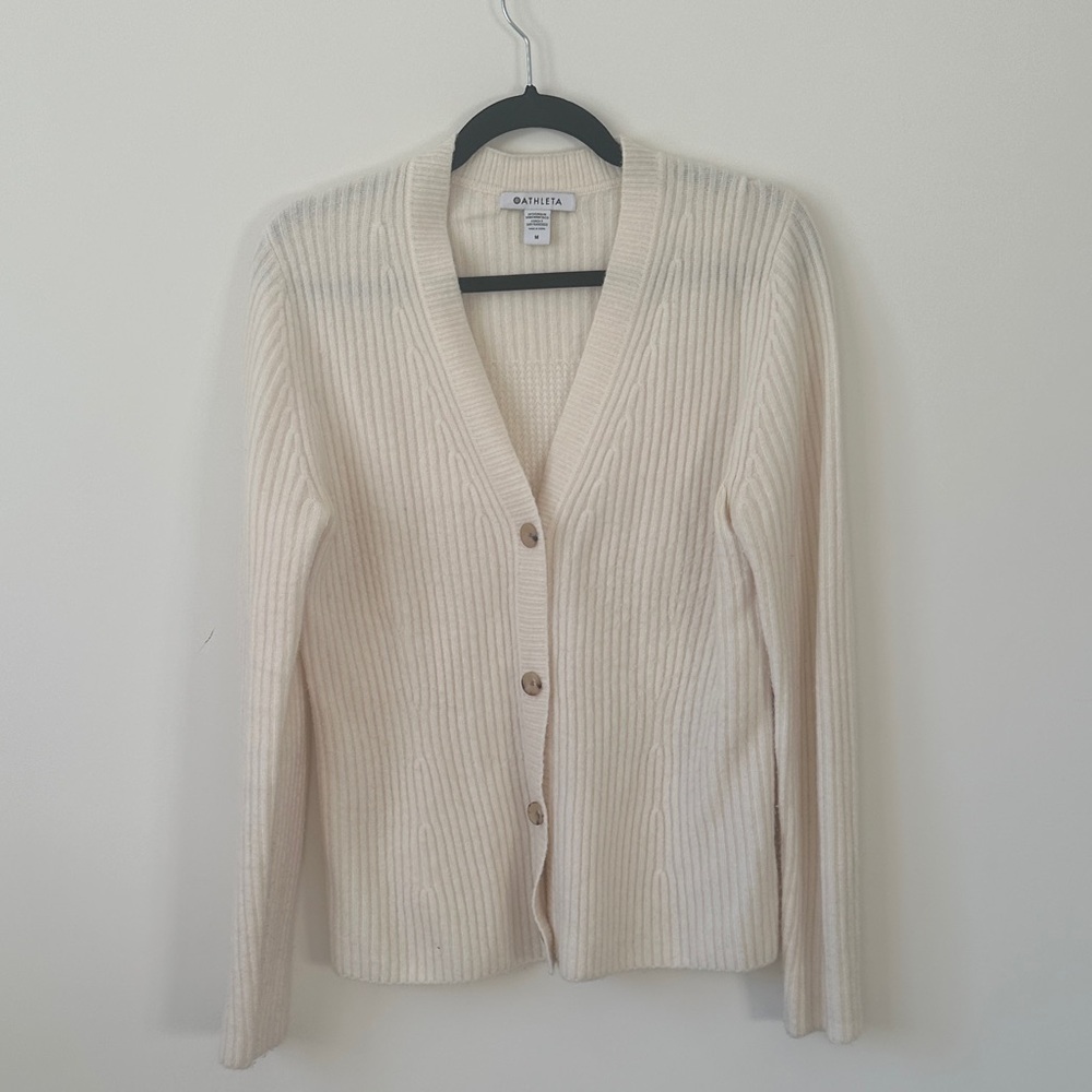 Athleta  Women's Cream Cardigan
